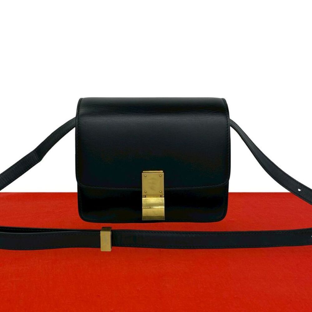 Celine Classic Box Leather Shoulder Bag
